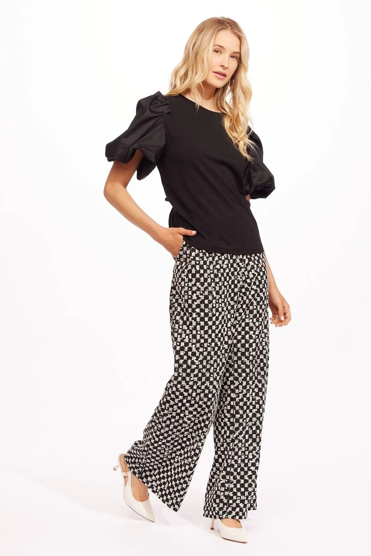 Breathable Material Arten Pant - Moonflower