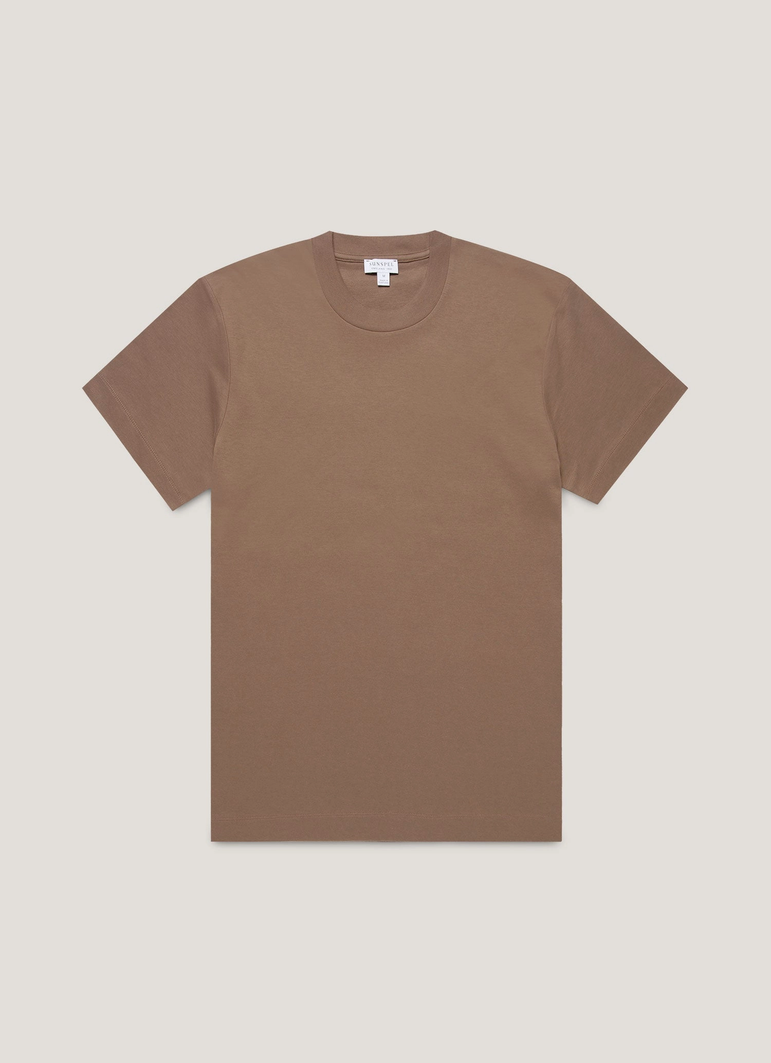 Men's Relaxed Fit Heavyweight T-shirt in Bark Weekend Fashion Look