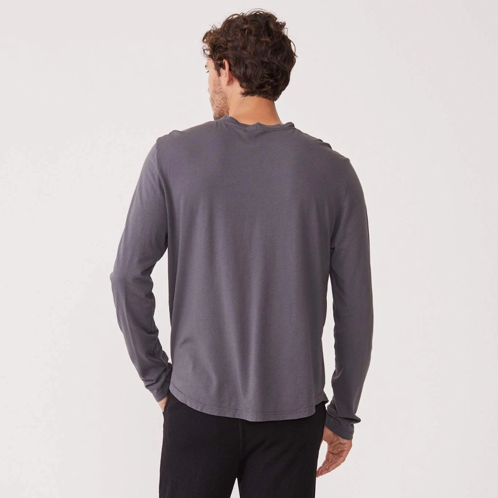 Breathable Style Long Sleeve Henley