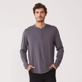Long Sleeve Henley Modern Campus