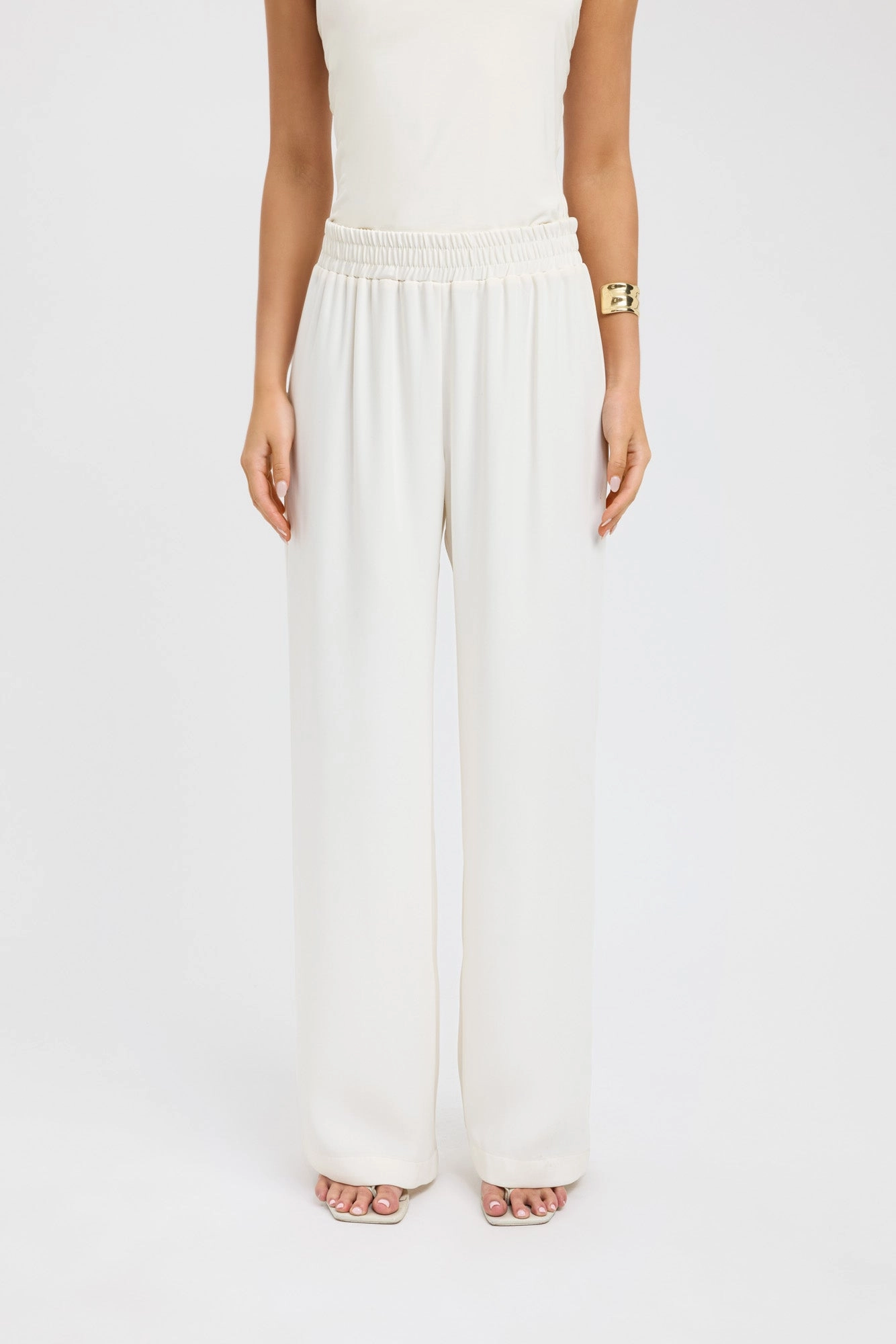 Breathable Waist Maria Wide Leg Pant