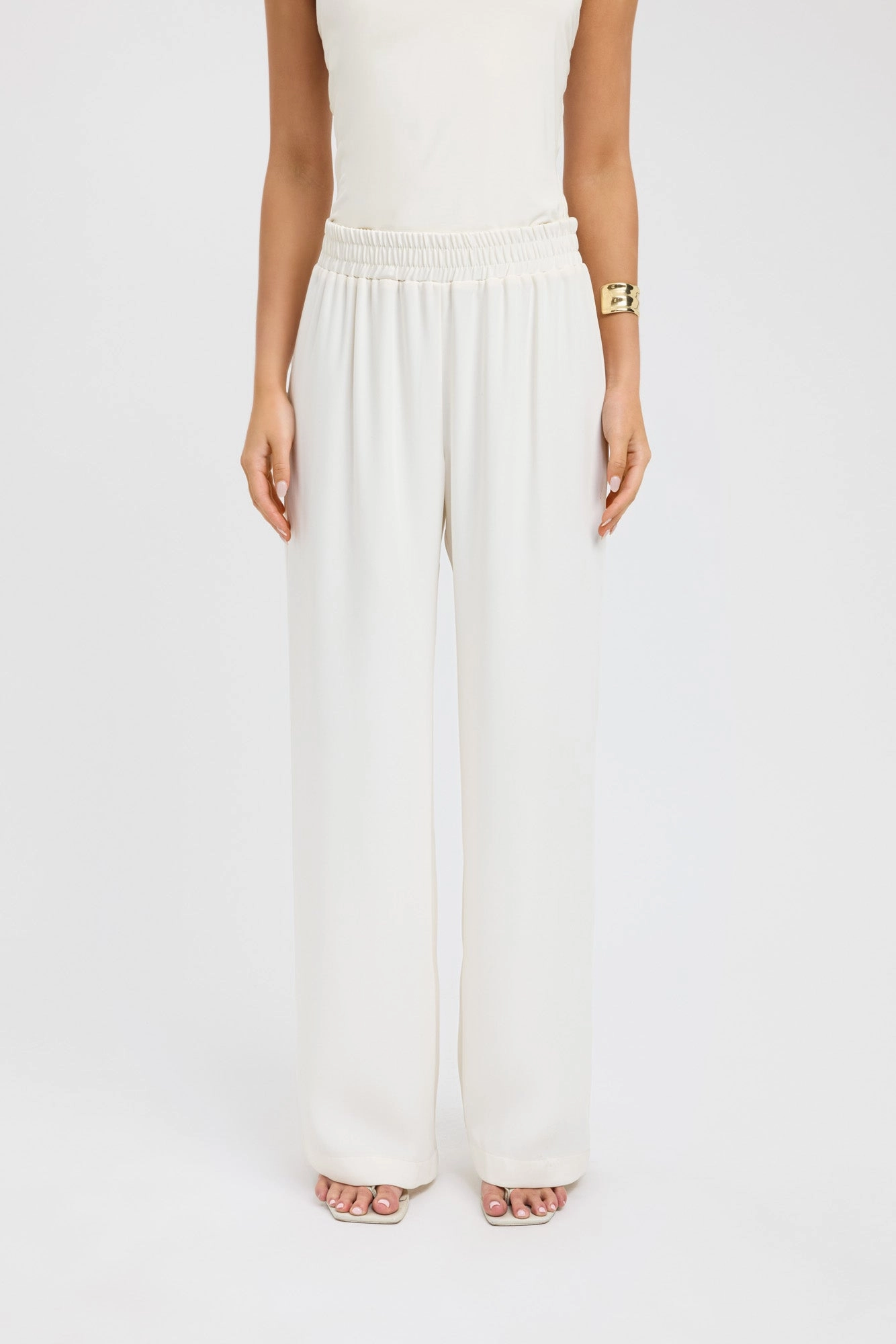 Breathable Waist Maria Wide Leg Pant