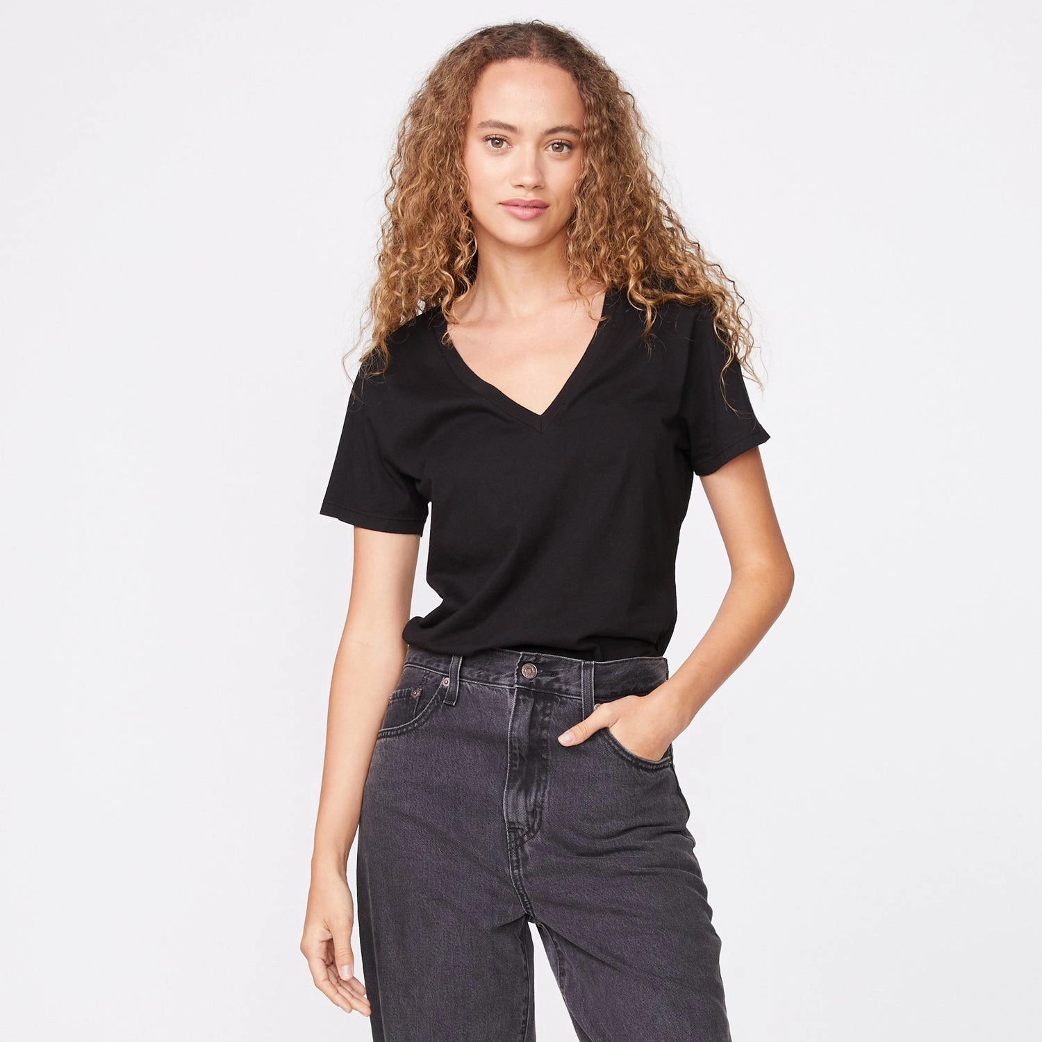 90's V Neck Classic Travel Look