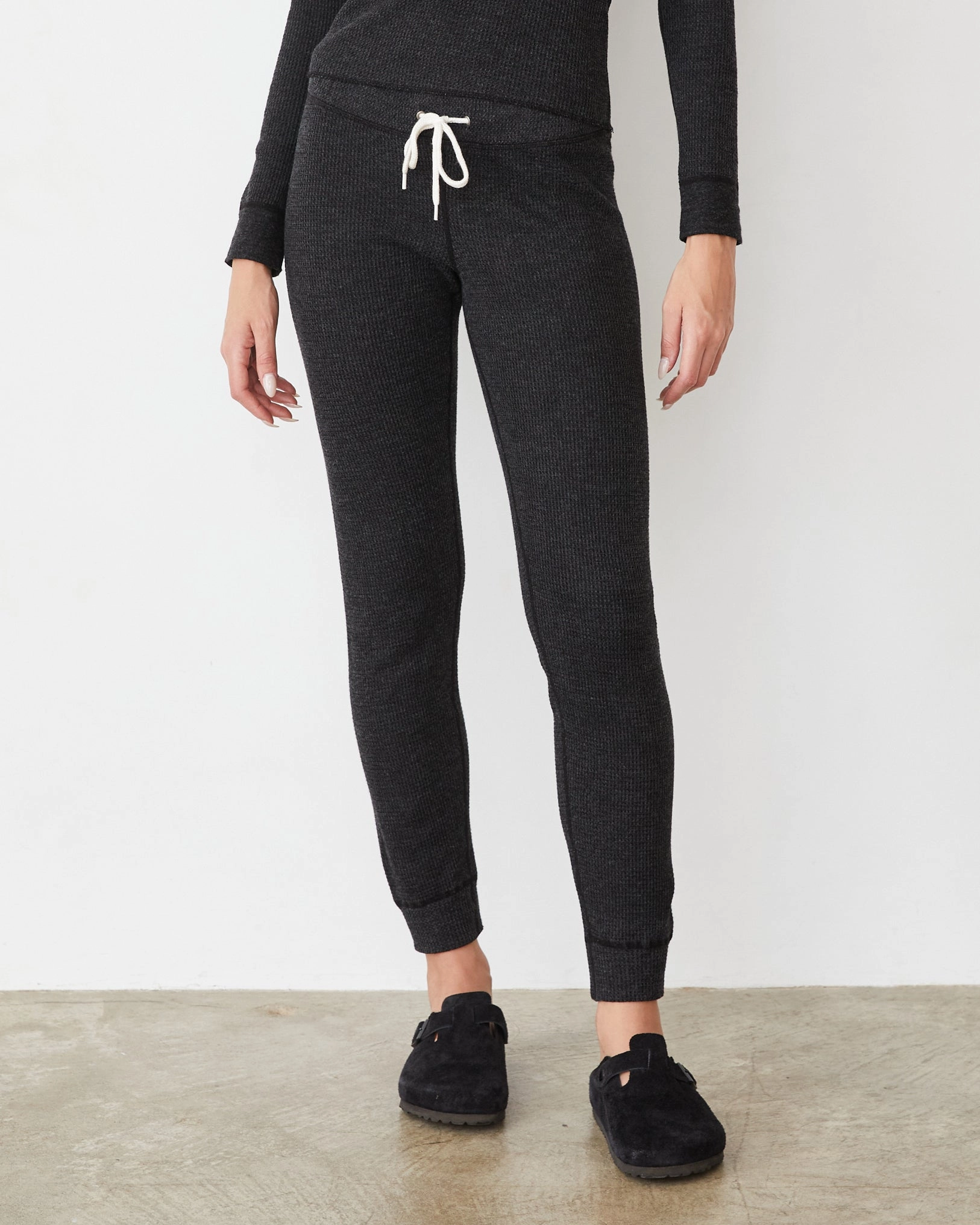 Bright Styles Cozy Heather Thermal Cuff Sweat