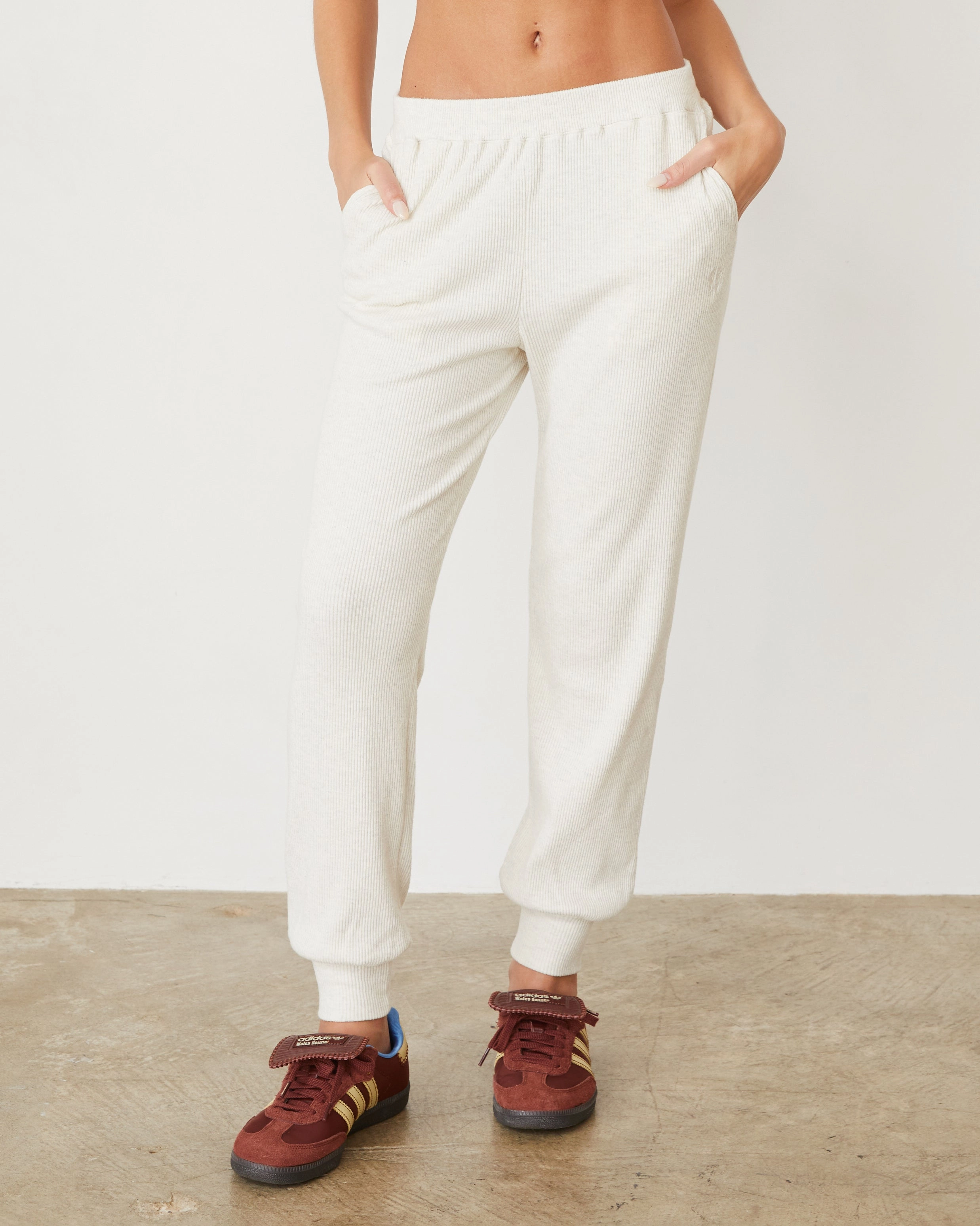 Brushed Rib Cuff Sweat quick dry