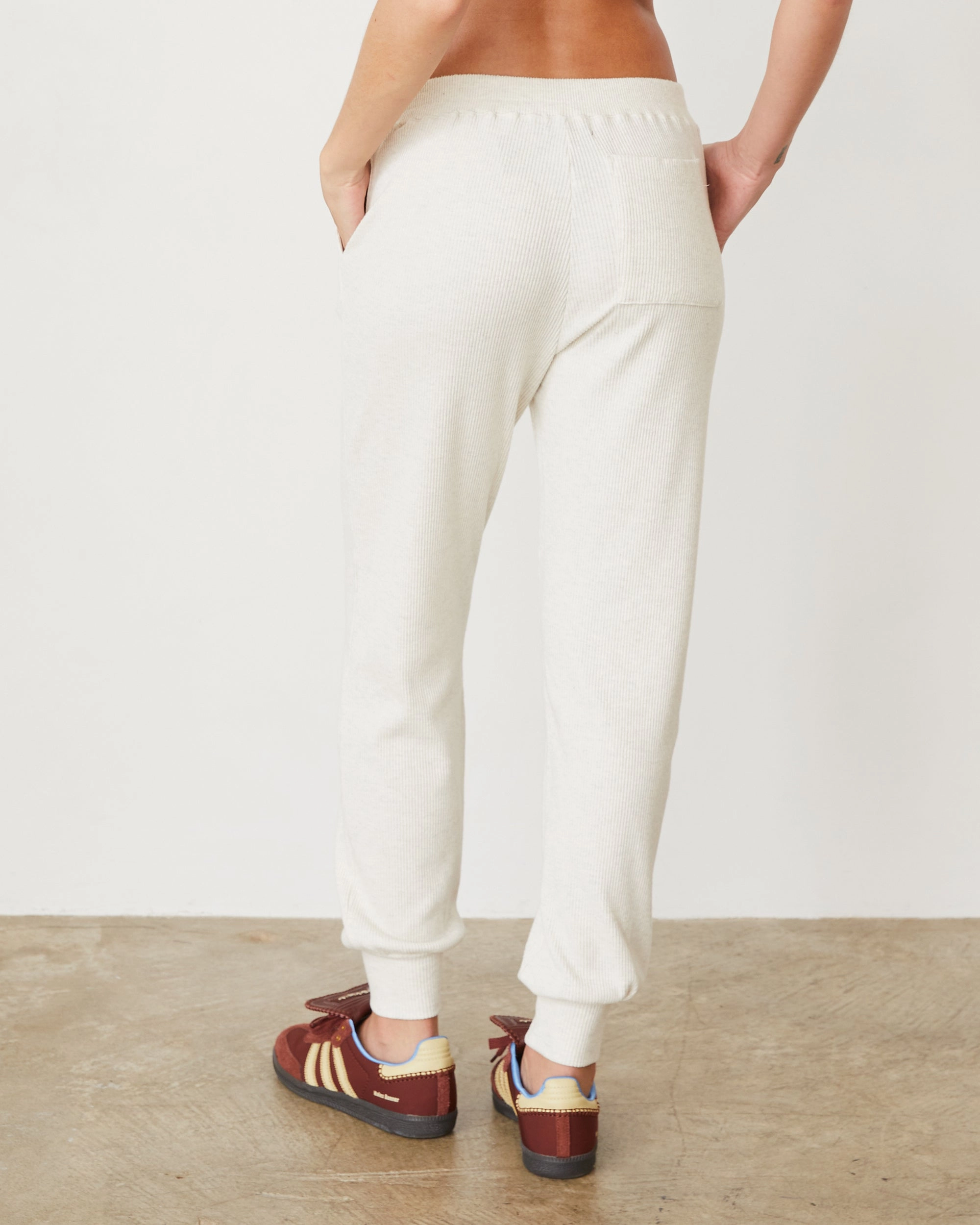 Brushed Rib Cuff Sweat quick dry