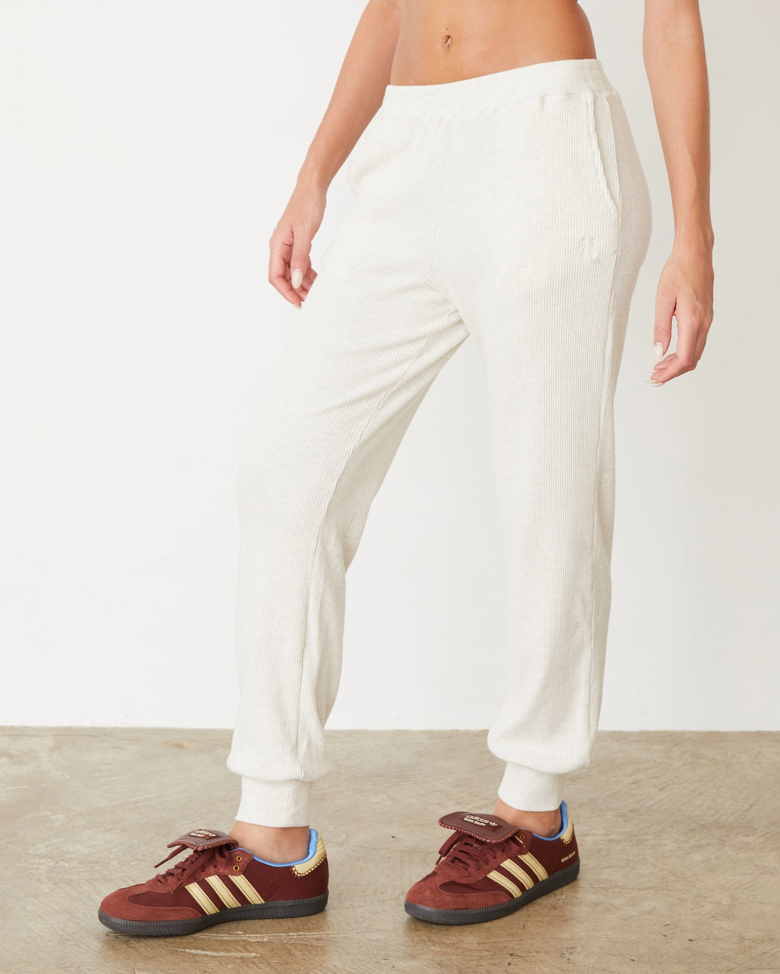 Brushed Rib Cuff Sweat quick dry