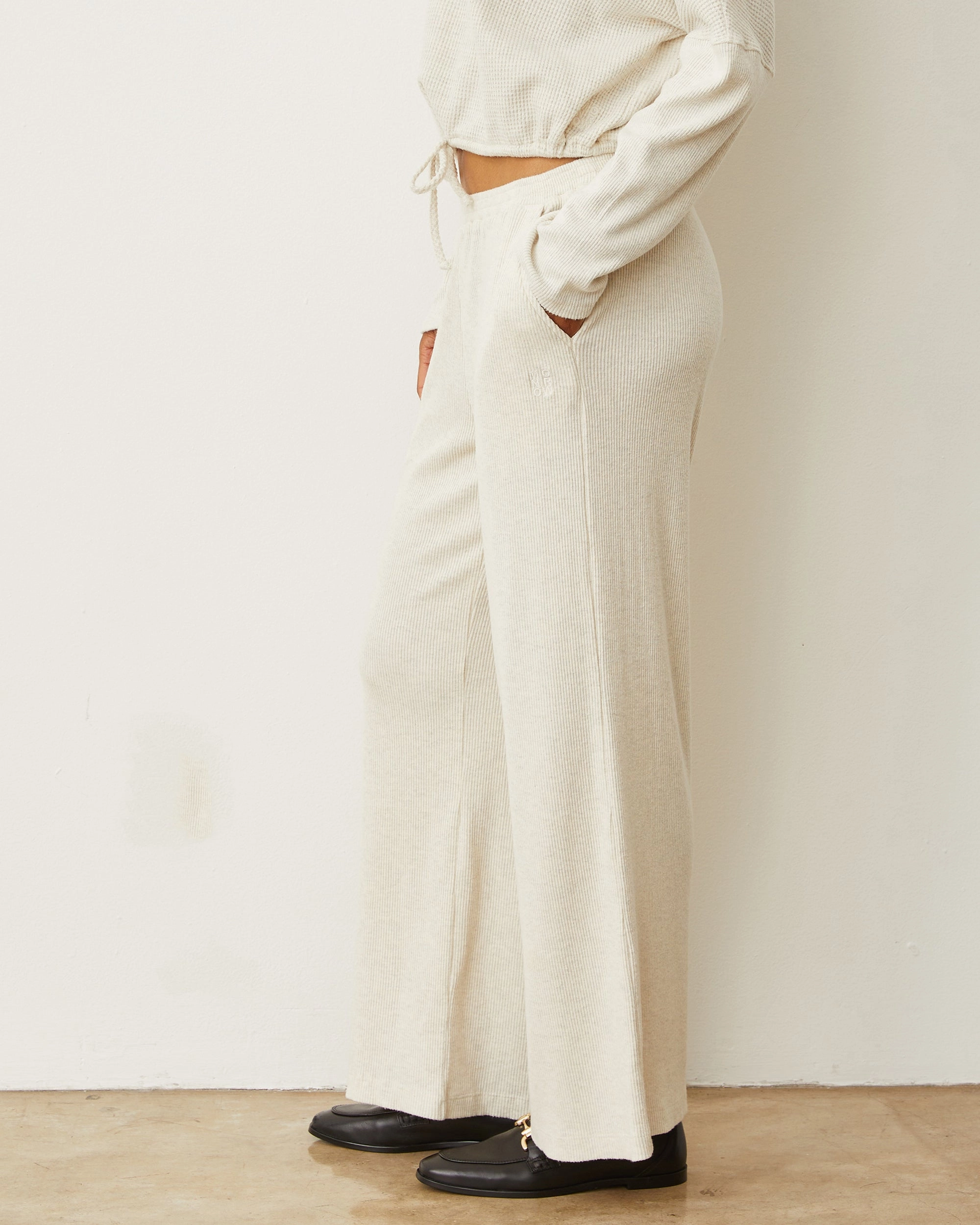 Brushed Rib Pant Cozy Layers