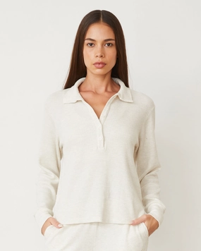 Smart Visitor Brushed Thermal Henley