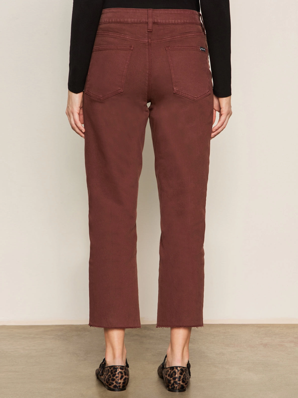 Cadence 90's Straight Crop Jean Chicory Comfy Layer