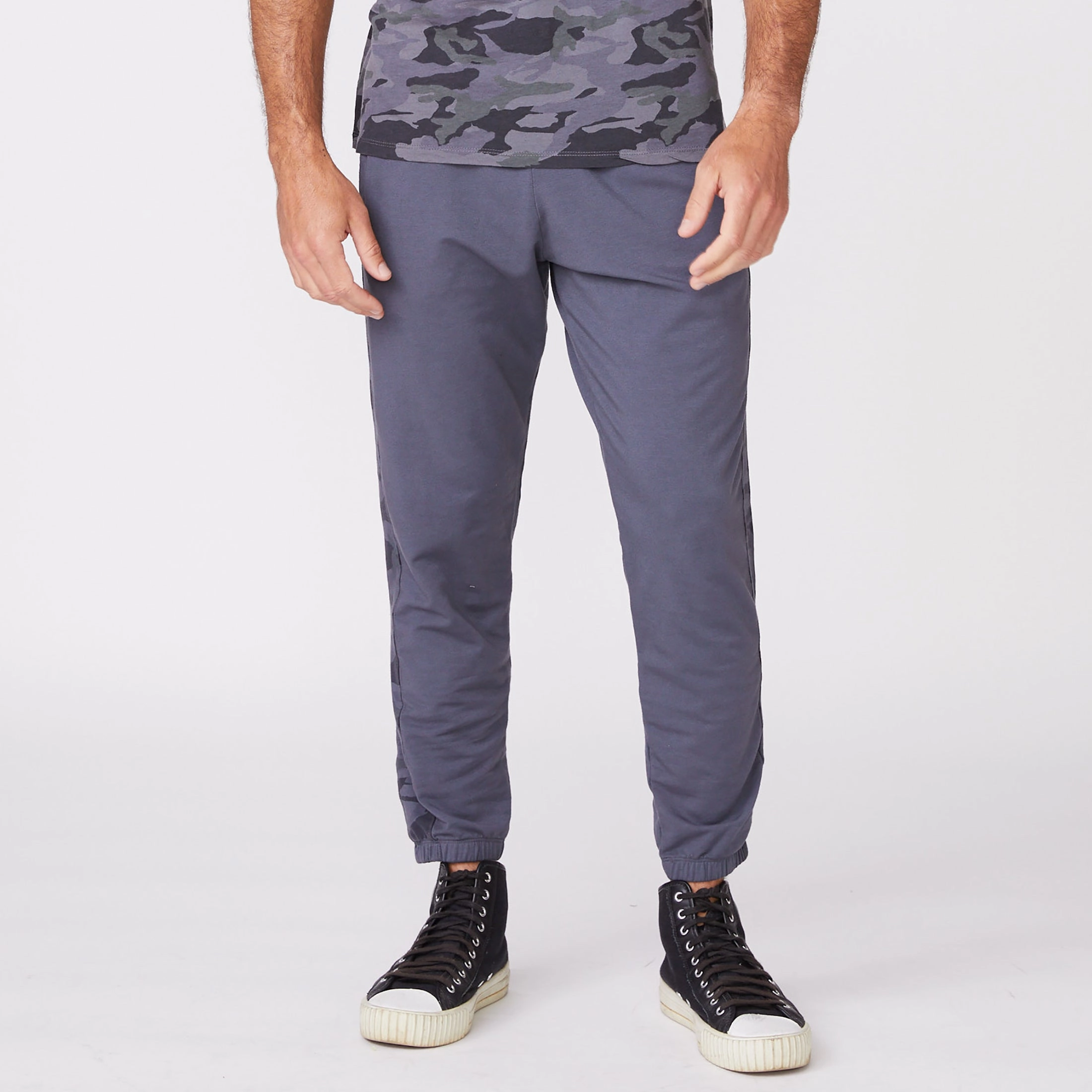 Sharp Campus Camo Stripe Lounge Sweats