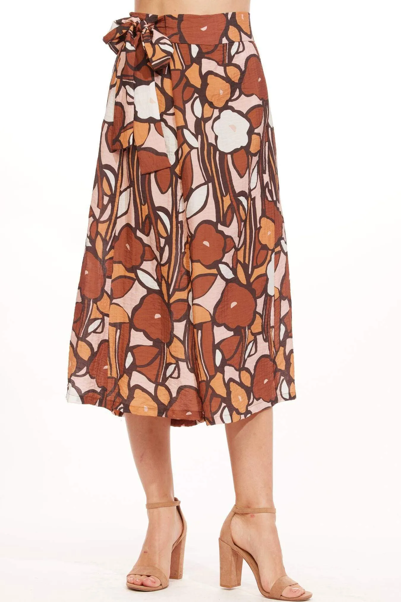 Capri Palazzo Pant - Groovy Garden