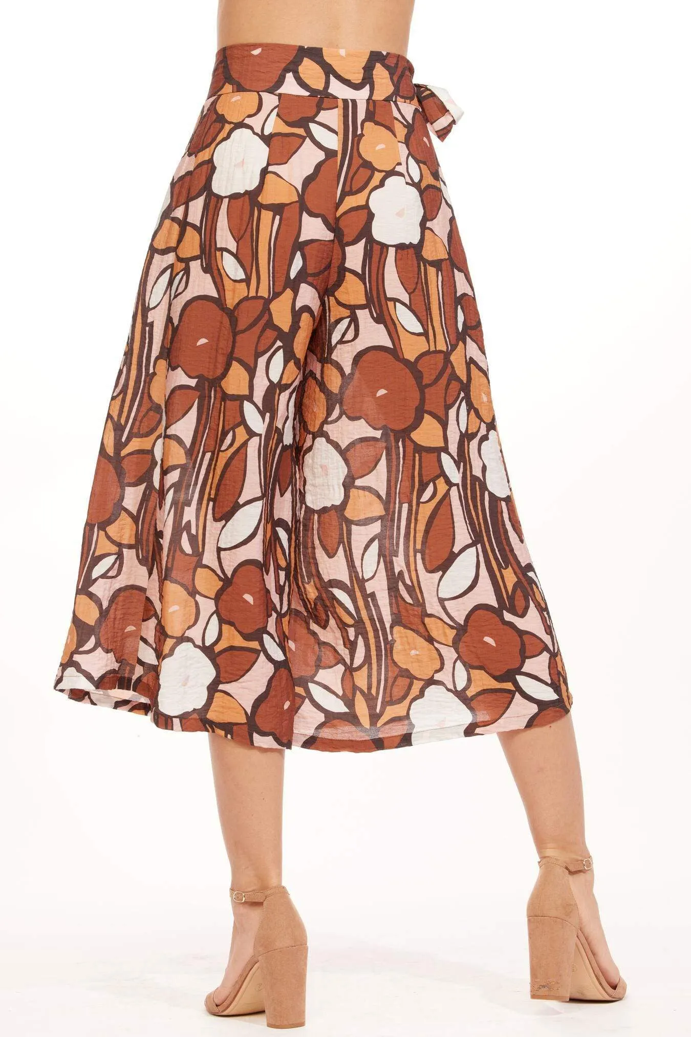 Capri Palazzo Pant - Groovy Garden