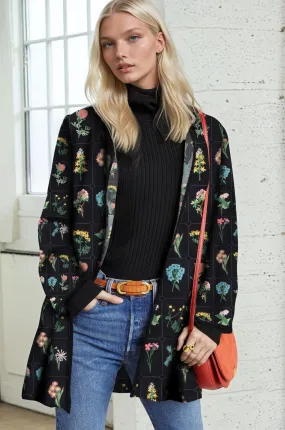 Car Coat - Botanicals Adjustable Belt