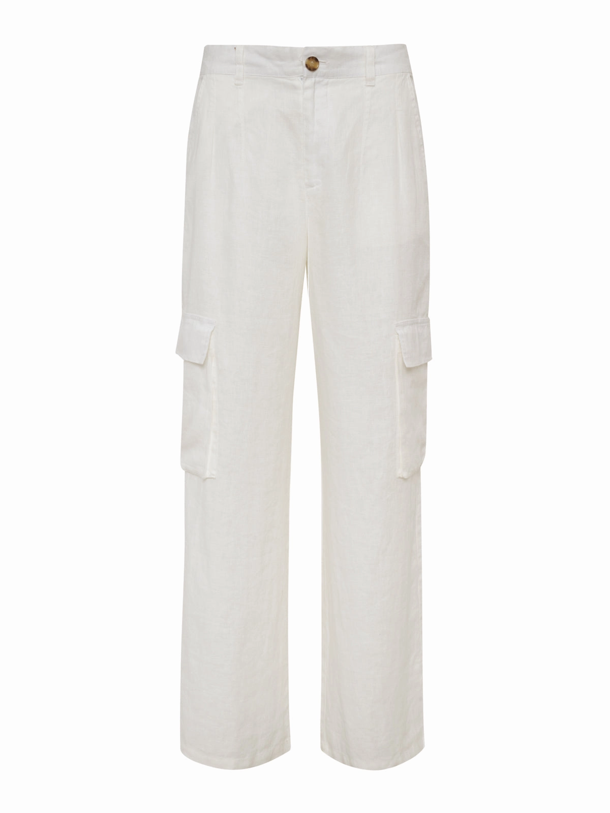 Cargo Hopper Semi High Rise Cargo Pant Bleached White