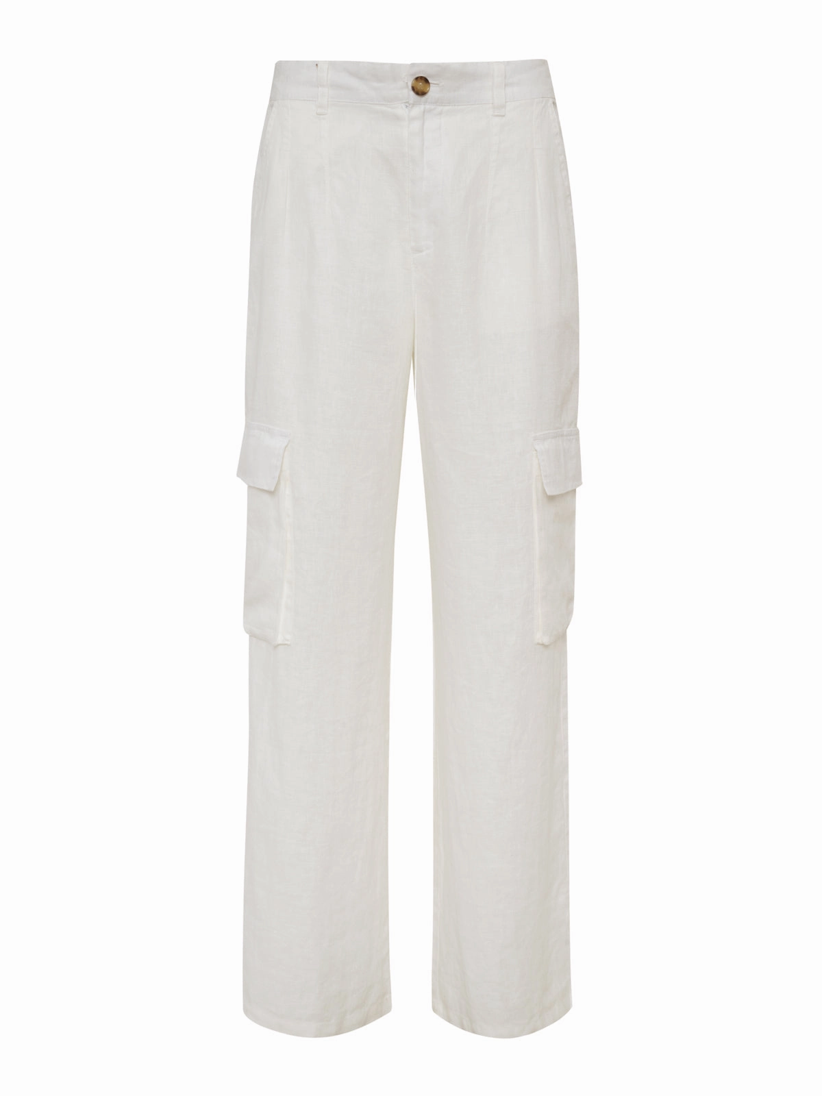 Cargo Hopper Semi High Rise Cargo Pant Bleached White