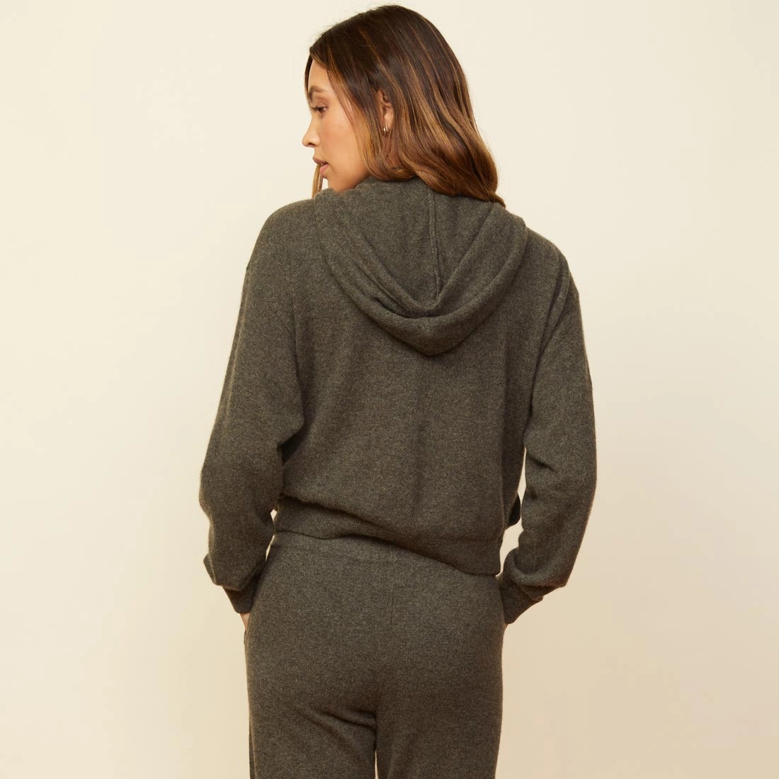 Cashmere Zip Up Hoody Sports Apparel