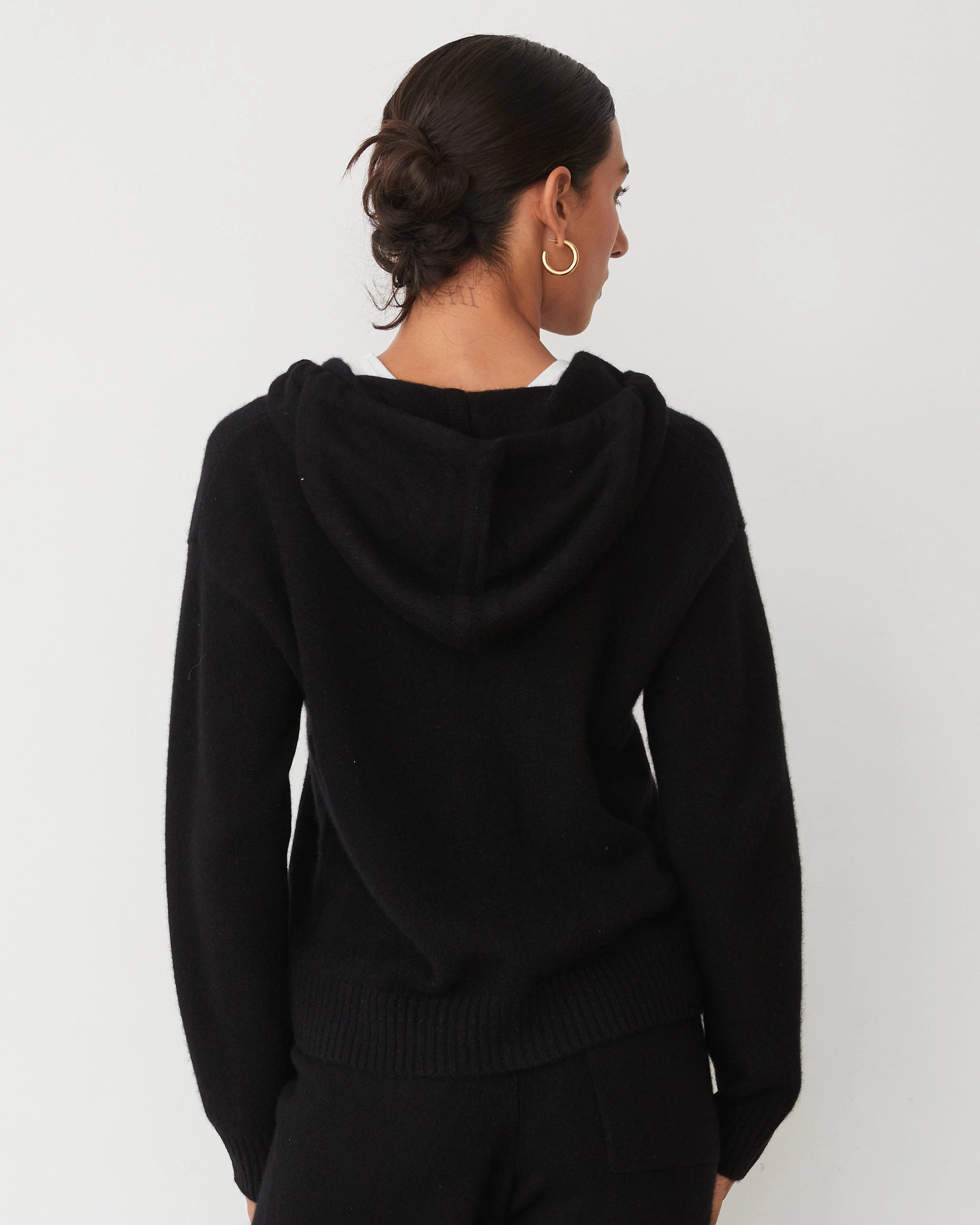 Cashmere Zip Up Hoody Sports fashion
