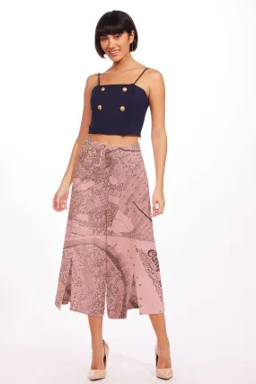 Duval Pant - California Map high-waisted style