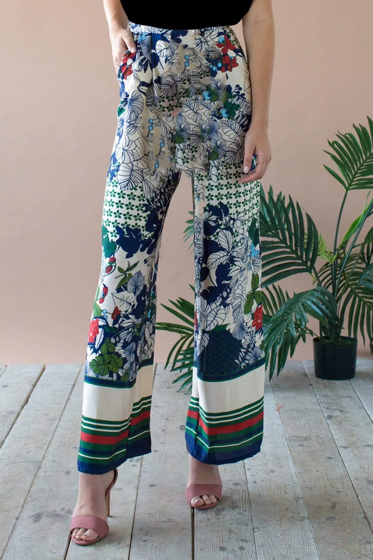 Eva Franco Pants Lukas Pant - Paradiso Stripe