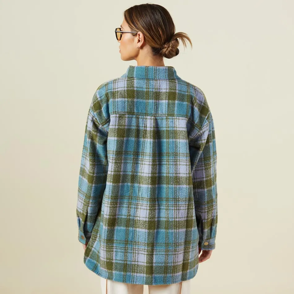 Casual Outfit Plaid Shacket