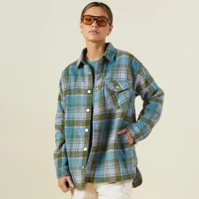 Smart Manager Plaid Shacket