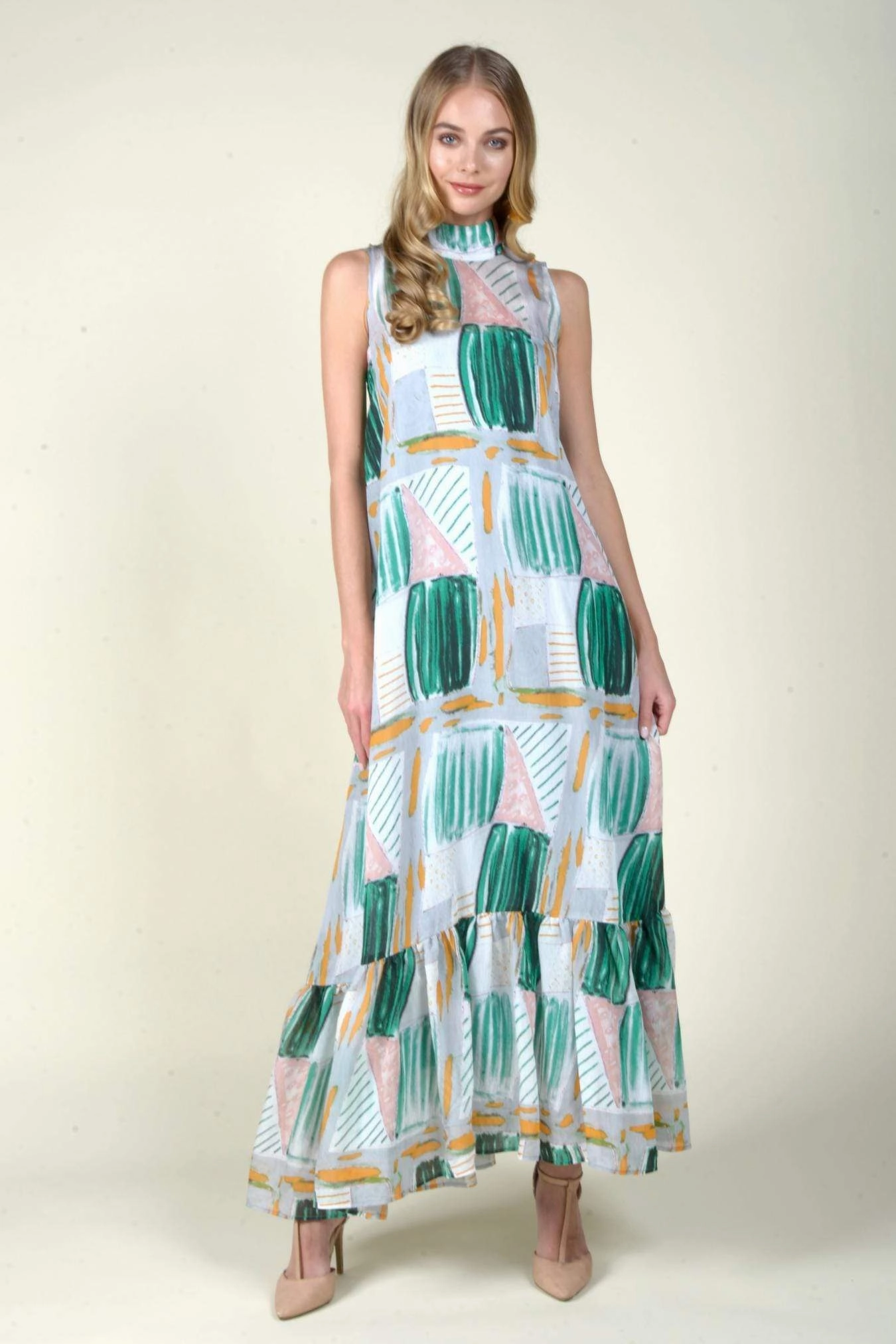 Casual Attire Terry Maxi Dress - Rum Baba