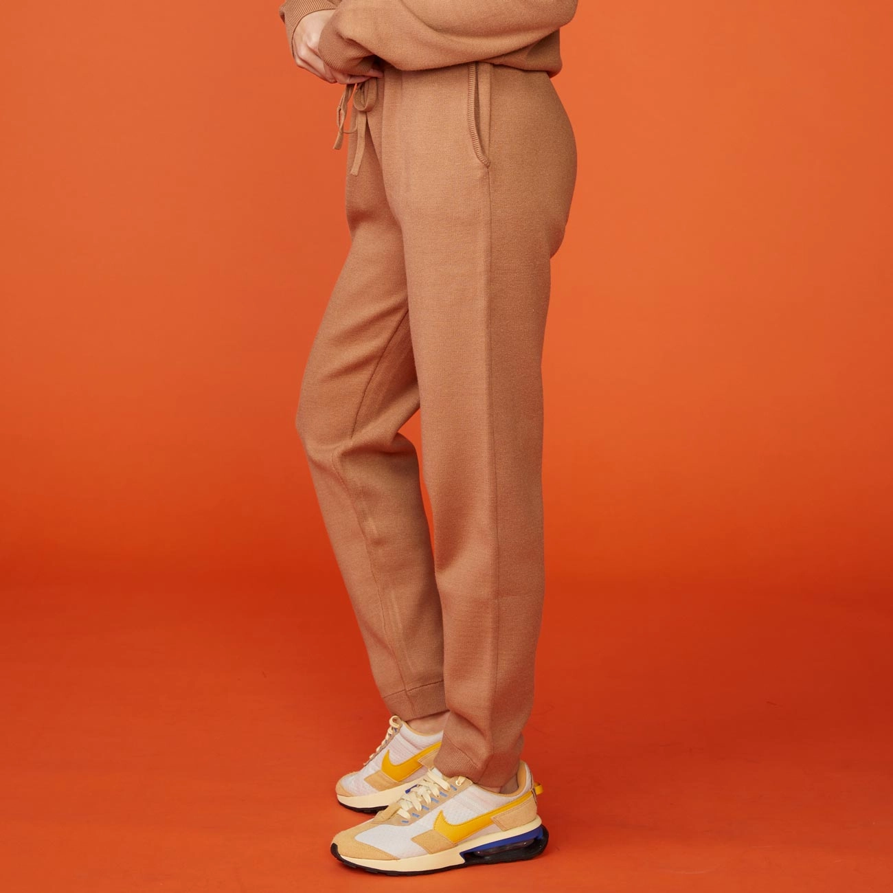 Casual Days Soft Sweater Knit Cuffed Jogger