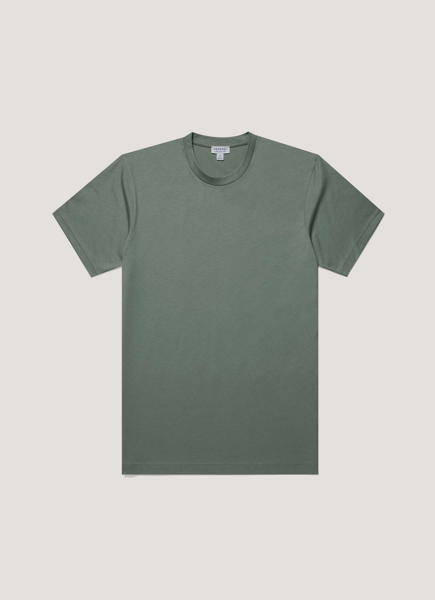 Street Path Casual Fashion Look Men's Riviera Midweight T-shirt in Dusk Green