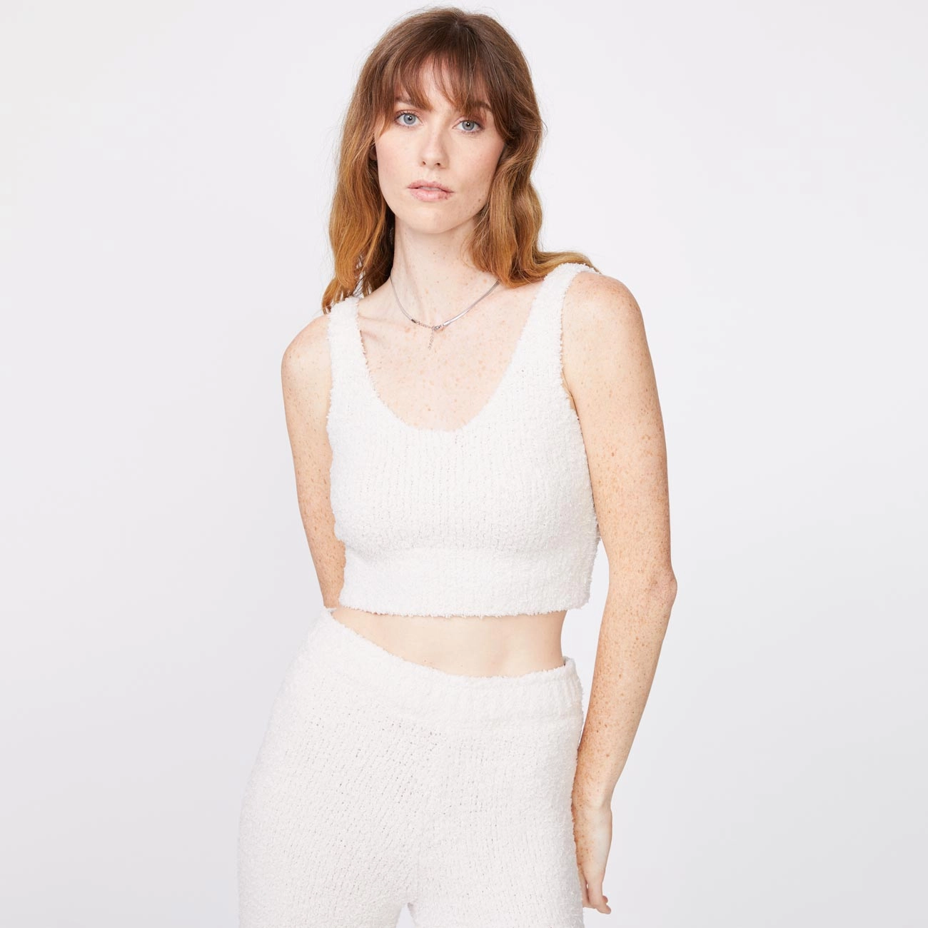 Casual Look Plush Sweater Tank