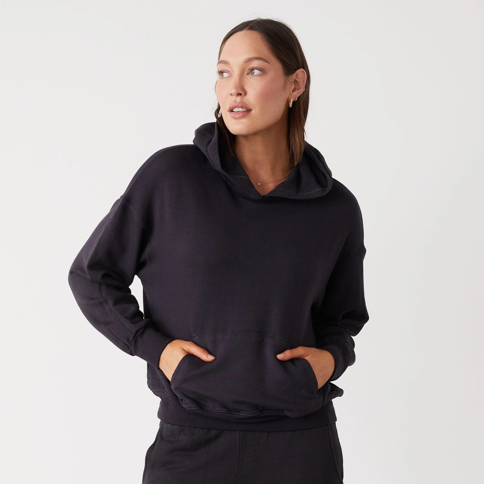 Casual Style Supersoft Fleece Slouchy Pullover