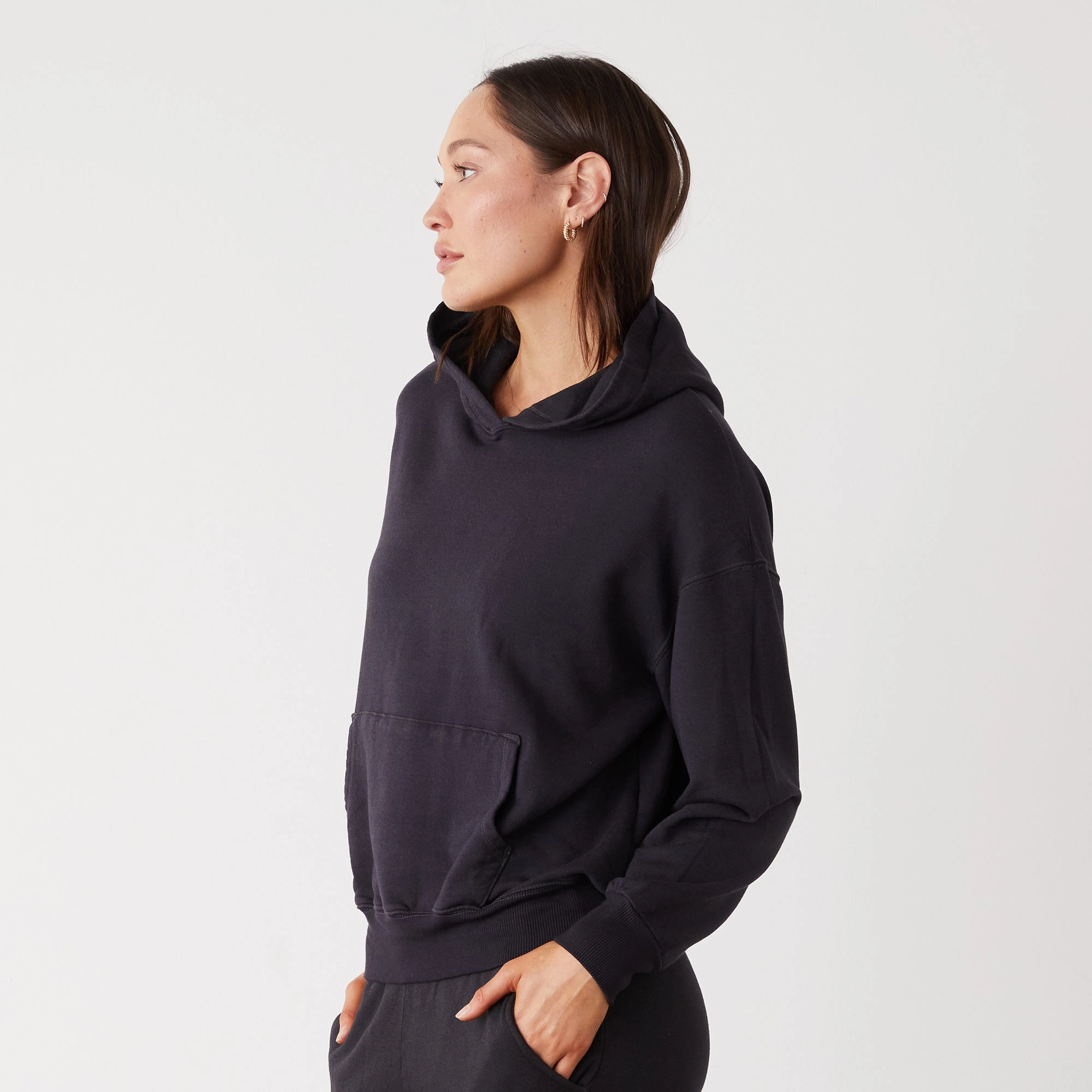 Casual Style Supersoft Fleece Slouchy Pullover