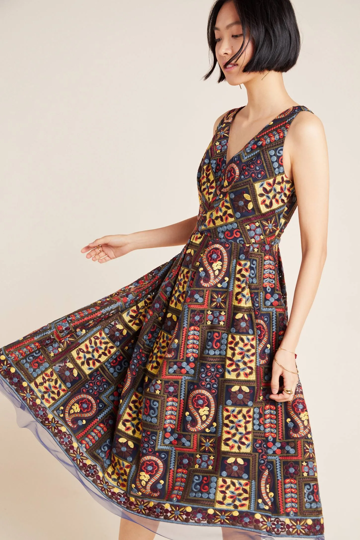 Comfortable Wear Charlotte Dress in Florika Paisley