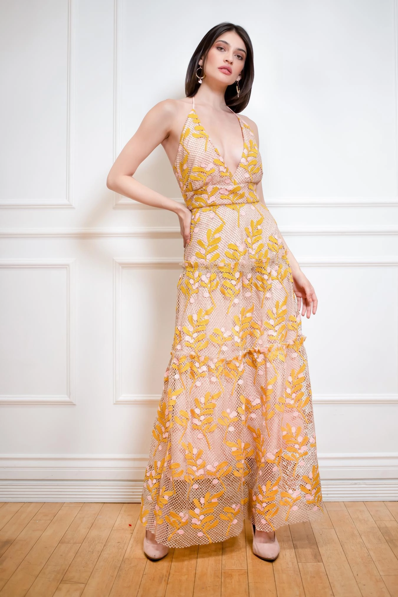 Charm Detail Madeline Dress - Cottage Lace