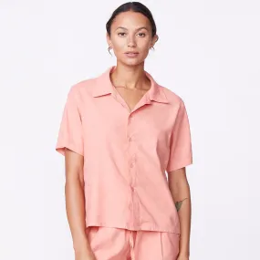 Modern Weekend Multitasking Look Linen Vacation Shirt