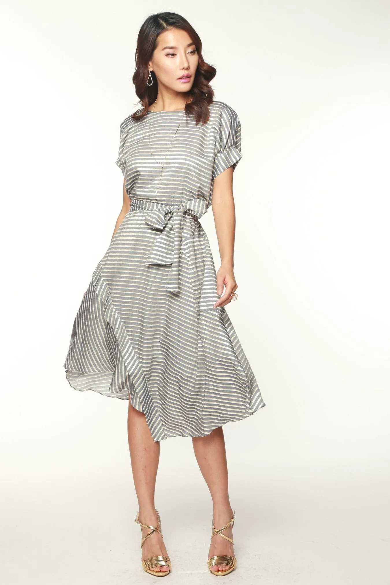 Chic Outfit Asby Dress - Gibson Stripe