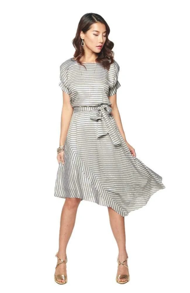 Chic Outfit Asby Dress - Gibson Stripe