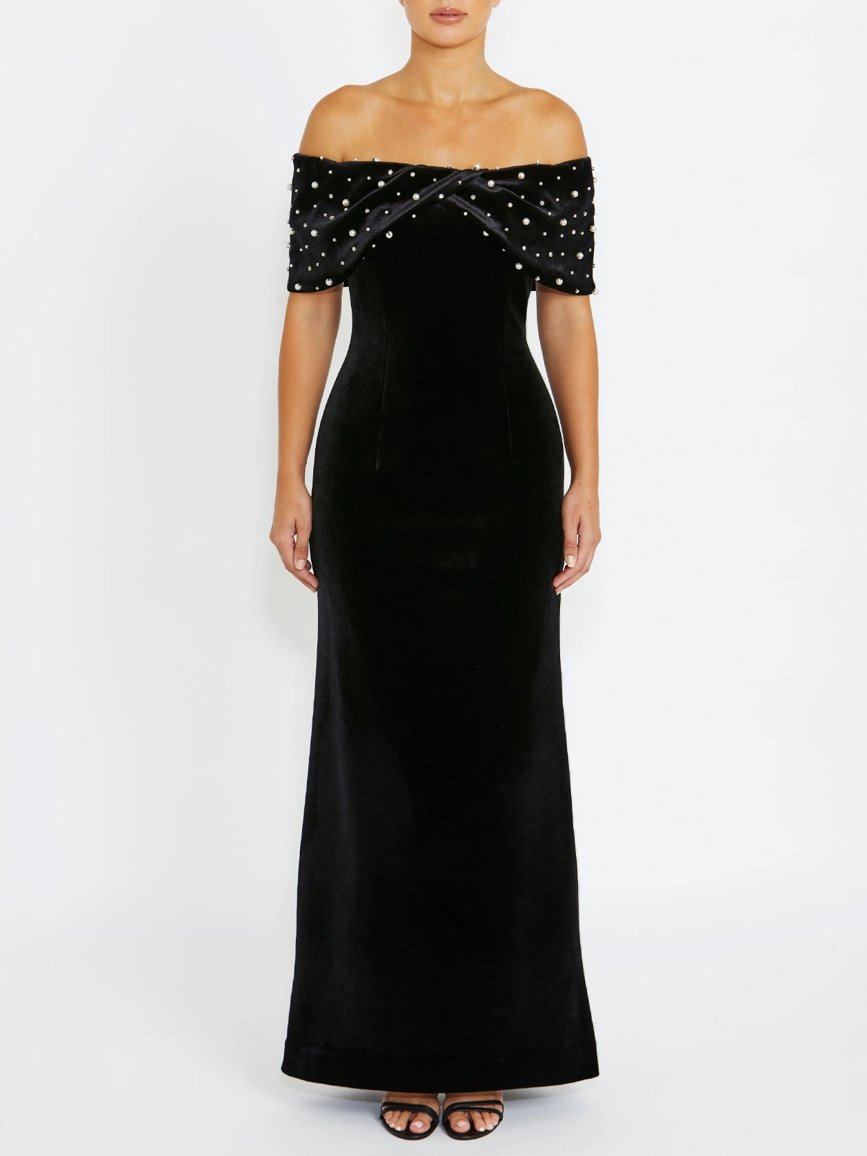 Lila Black Velour Gown Self Love