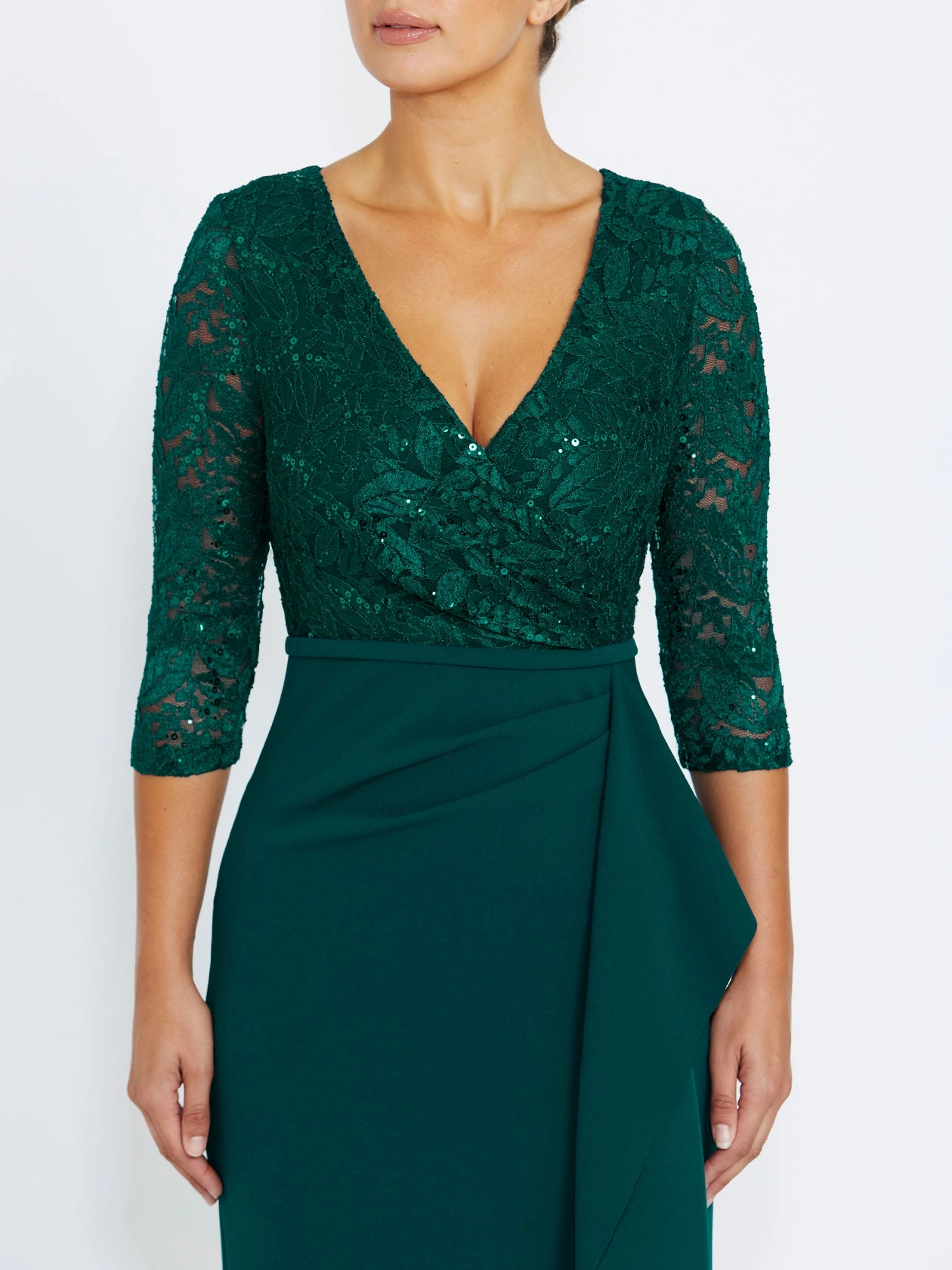 Chic Fit Lyndal Evergreen Gown
