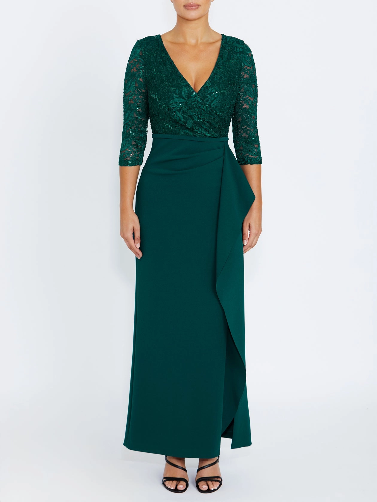 Lyndal Evergreen Gown All Wear Day Romance