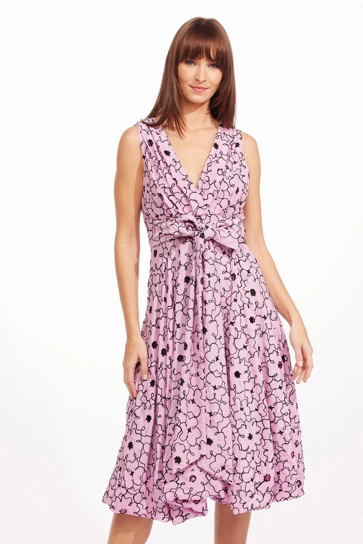 Chic Layers Ludvika Dress - Carnation