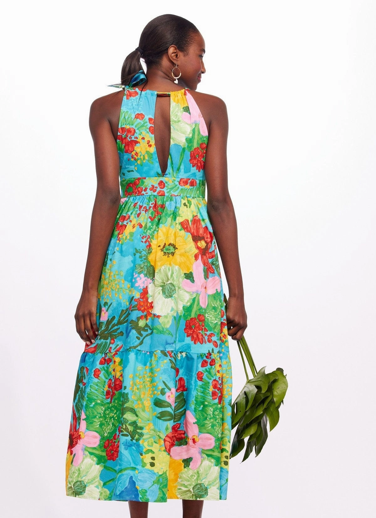 Chic Look One-Shoulder Tie Maxi Floral Dress - Matisse