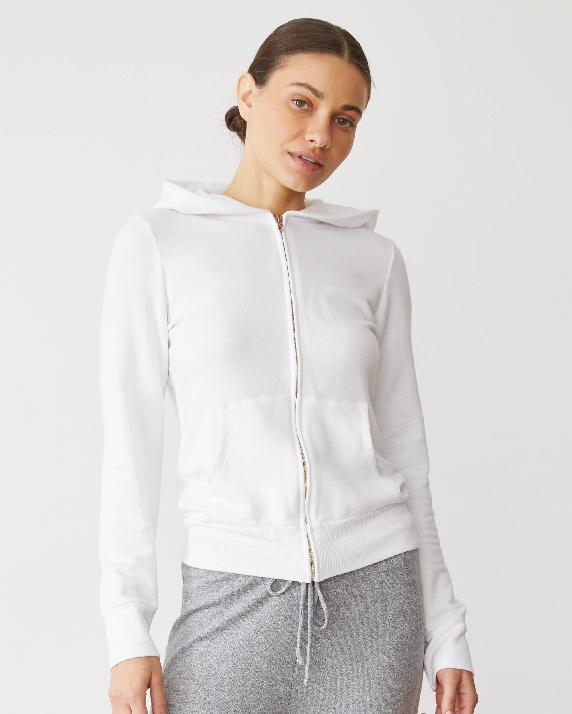 Chic Pairing Softfleece Zip Up Hoody