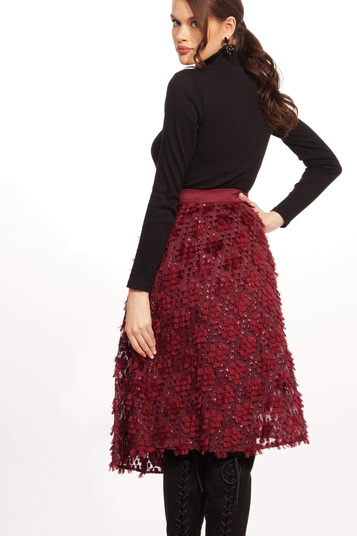 Chill Fit Dion Skirt  Sangria Fizz