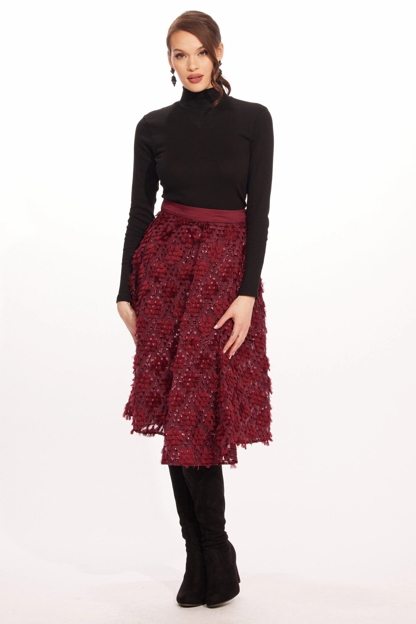 Chill Fit Dion Skirt ?C Sangria Fizz