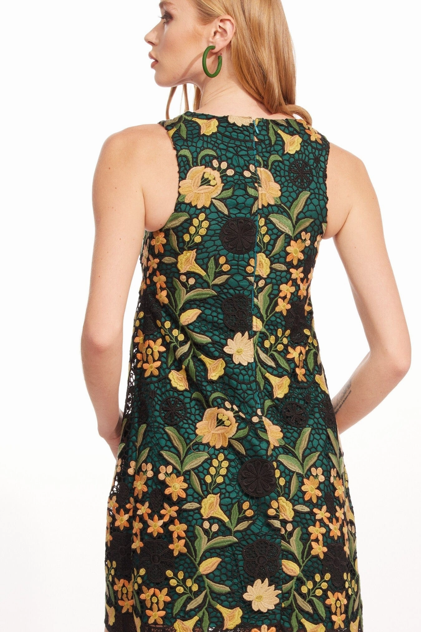 Clarisse Mini Dress - Harvest Bloom Leather Belt