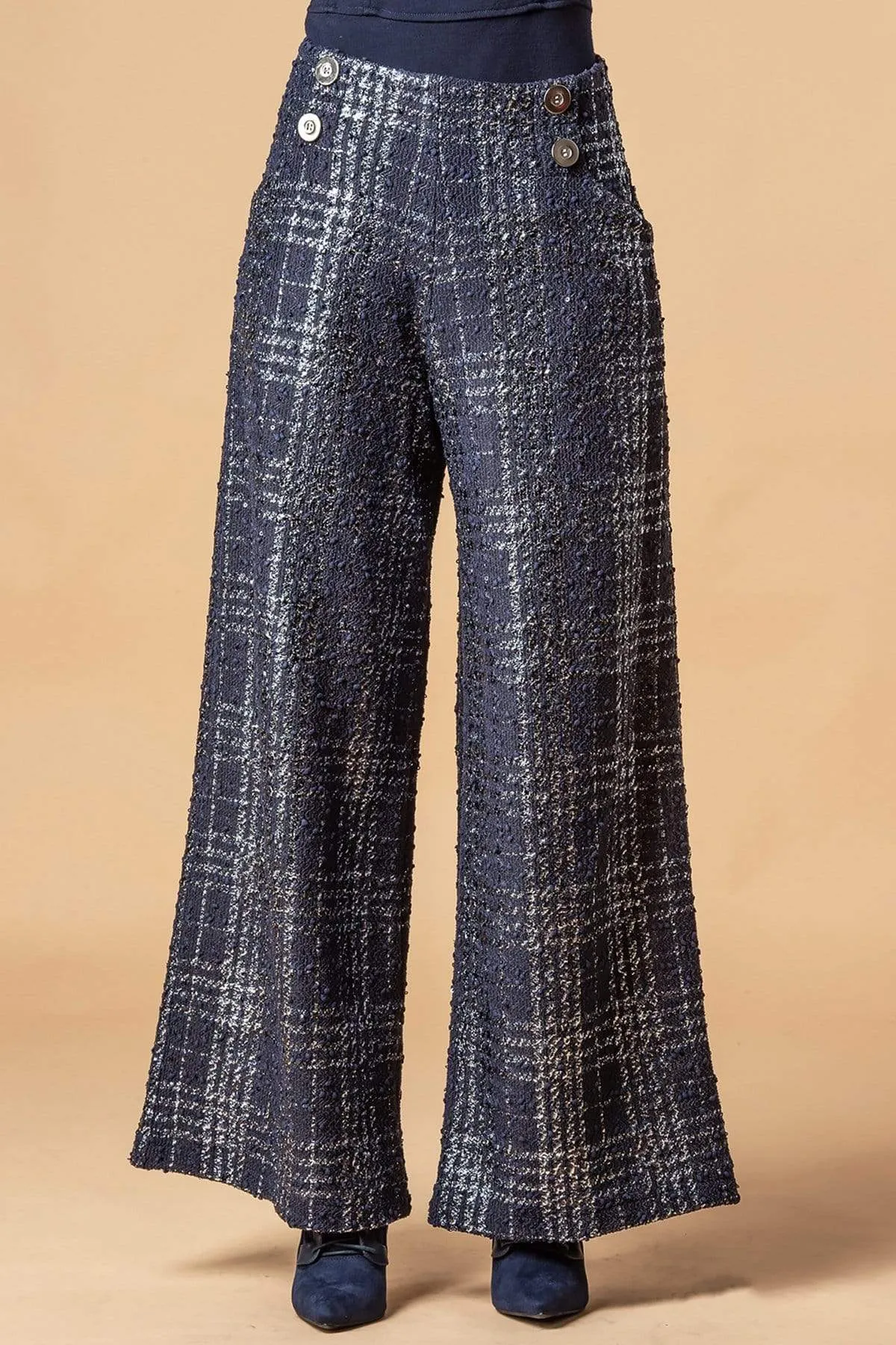 Classic Style Hepburn Pant - Midnight Paris