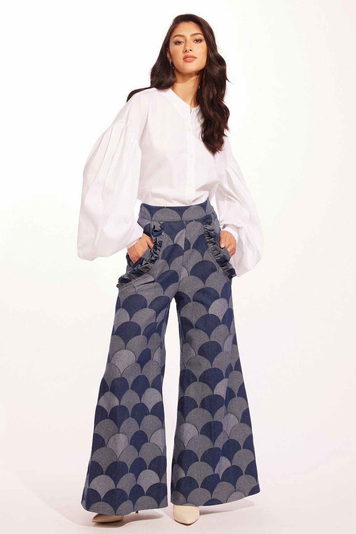 Livie Pants - Atomic Denim Capri style student daily