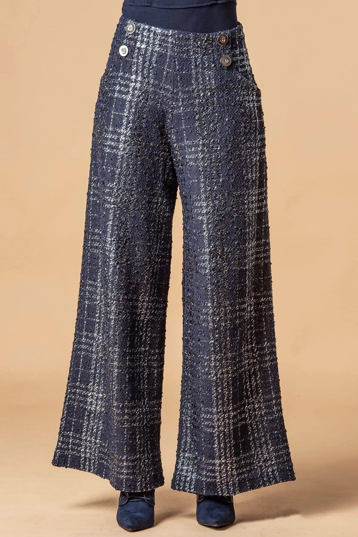 Classic Style Hepburn Pant - Midnight Paris