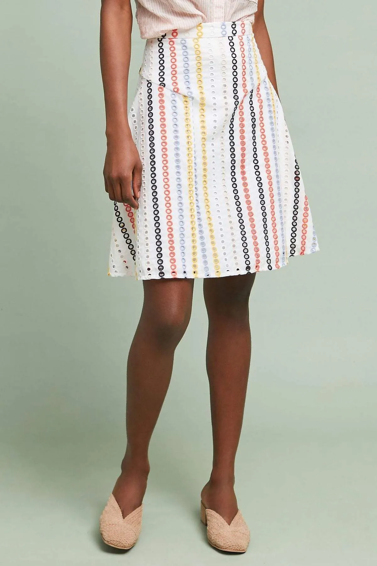 Colorful Eyelet Skirt cool factor